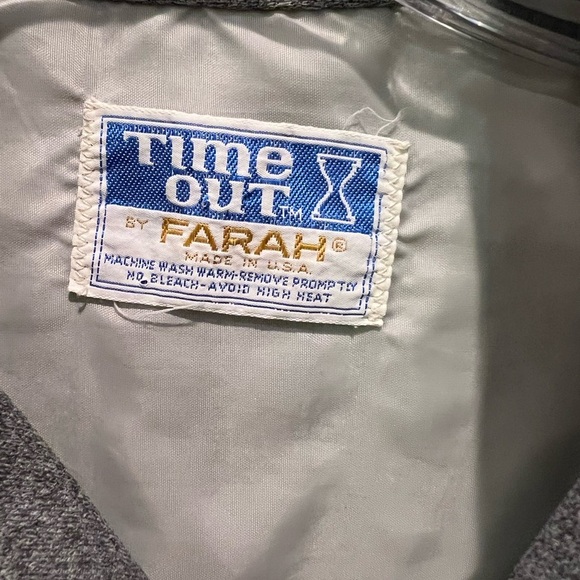 Time Out by Farah Gray Men’s Shirt Jacket/Leisure Suit Jacket - Picture 3 of 6